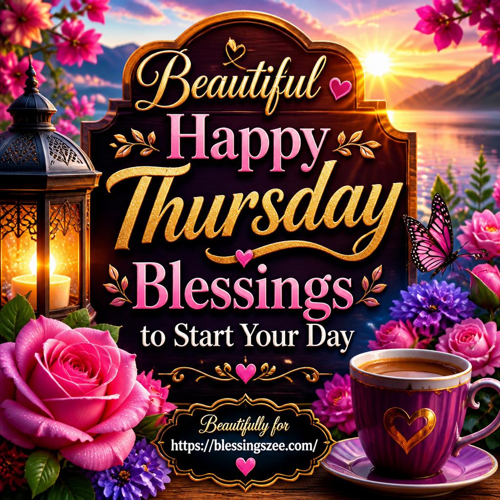 Beautiful Happy Thursday Blessings to Start Your Day