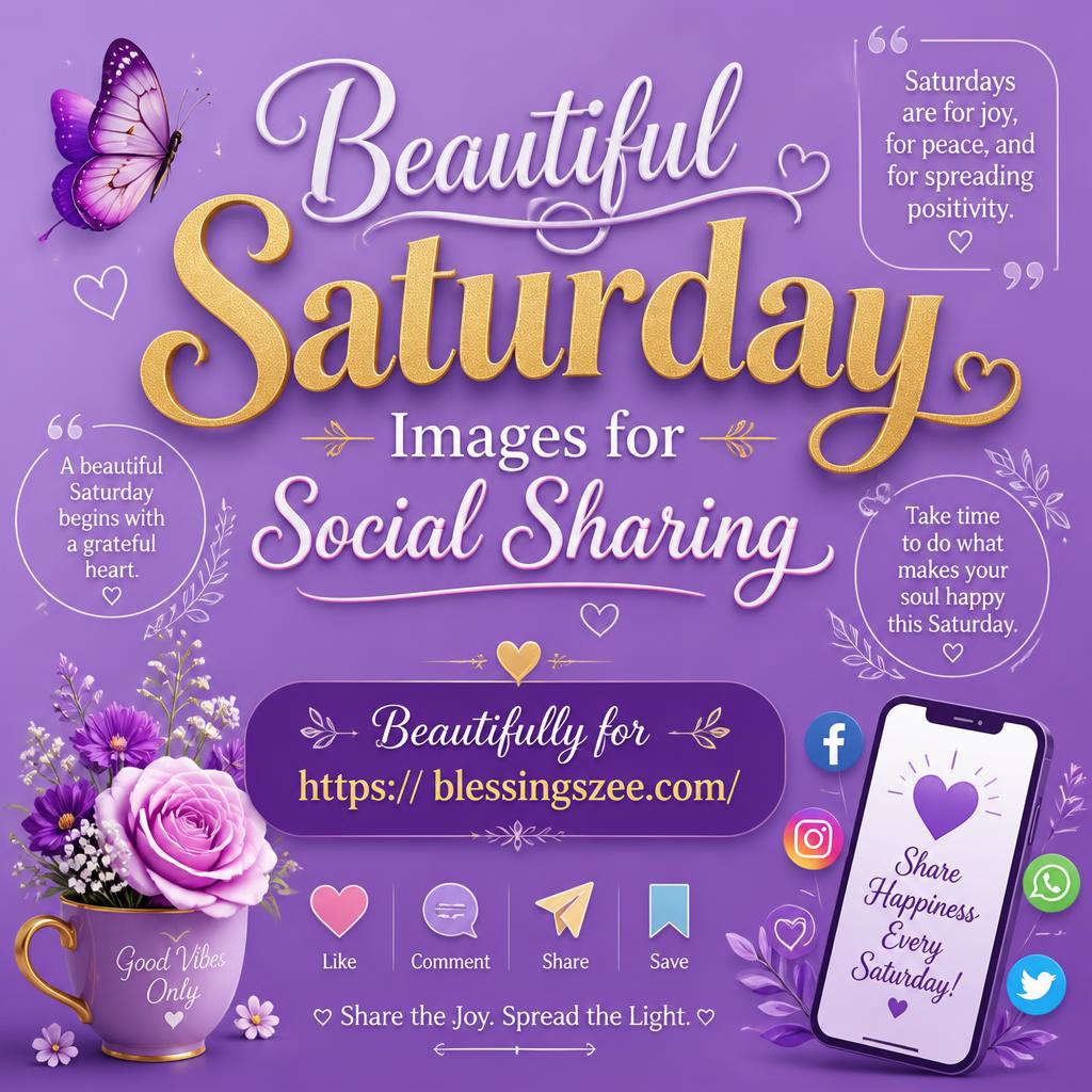 Beautiful Saturday Images for Social Sharing