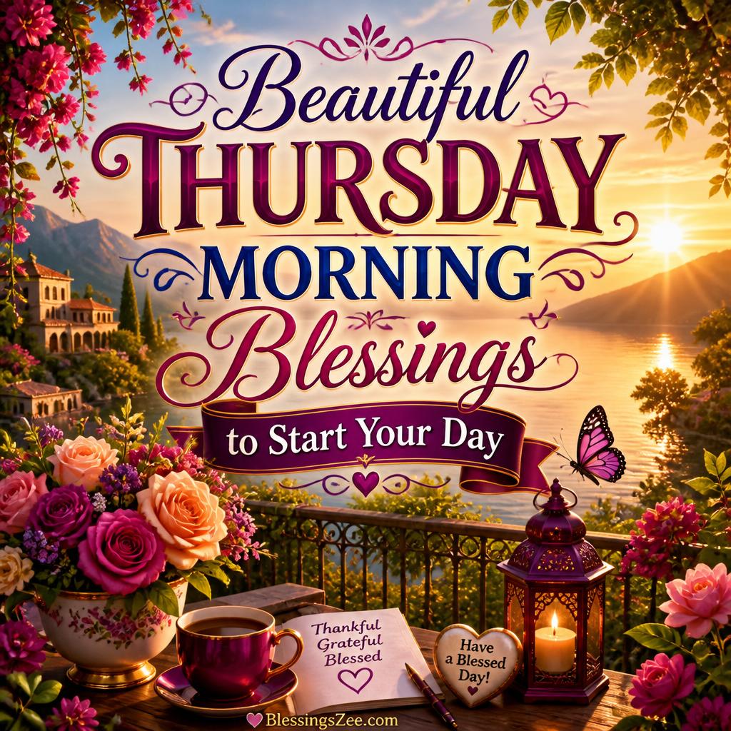 Beautiful Thursday Morning Blessings to Start Your Day