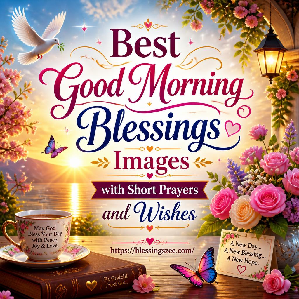 Best Good Morning Blessings Images with Short Prayers and Wishes
