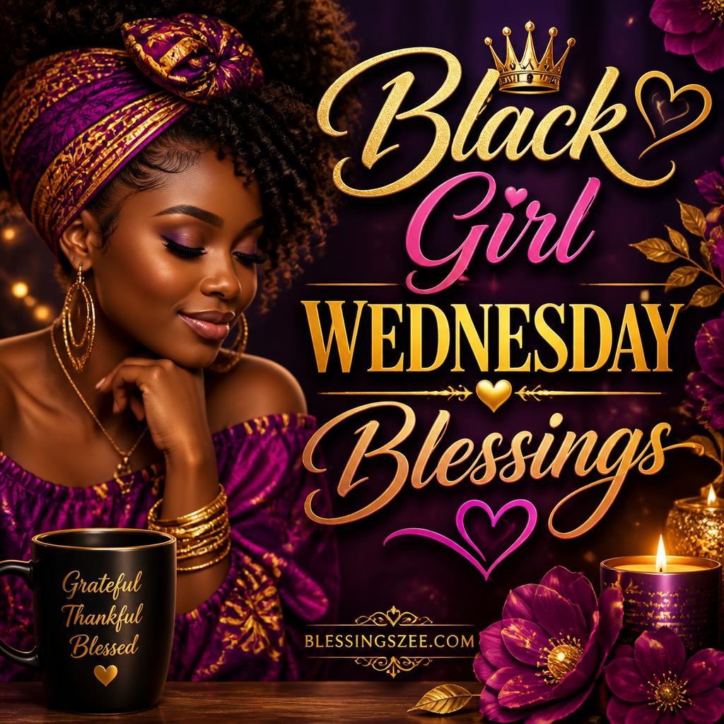 Black Girl Wednesday Blessings, Quotes, Prayers & Images for a Positive Day