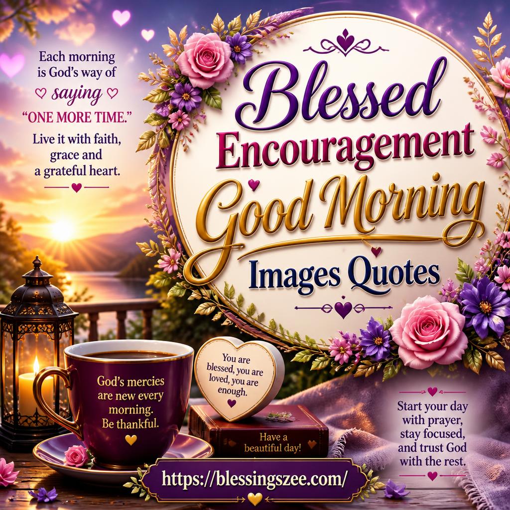 Blessed Encouragement Good Morning Images Quotes