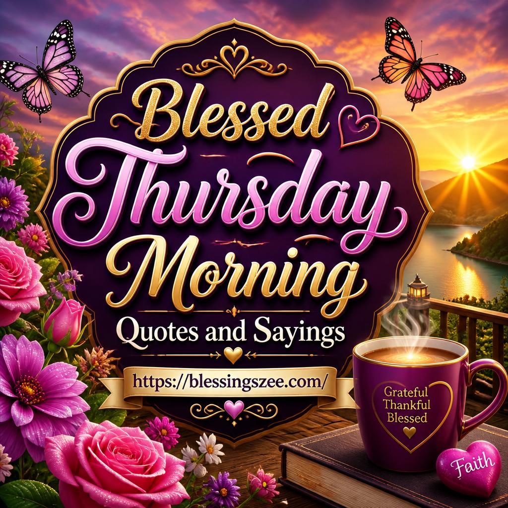Blessed Thursday Morning Quotes and Sayings