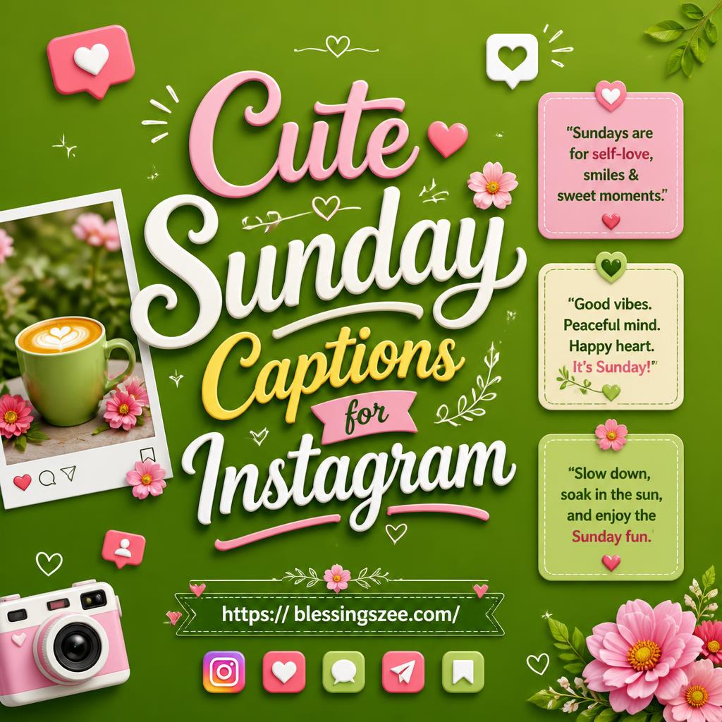 Cute Sunday Captions for Instagram
