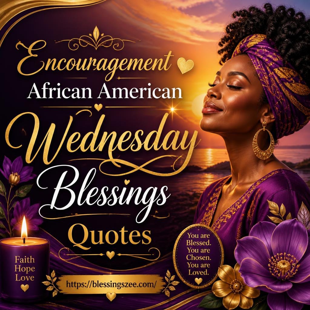 Encouragement African American Wednesday Blessings Quotes
