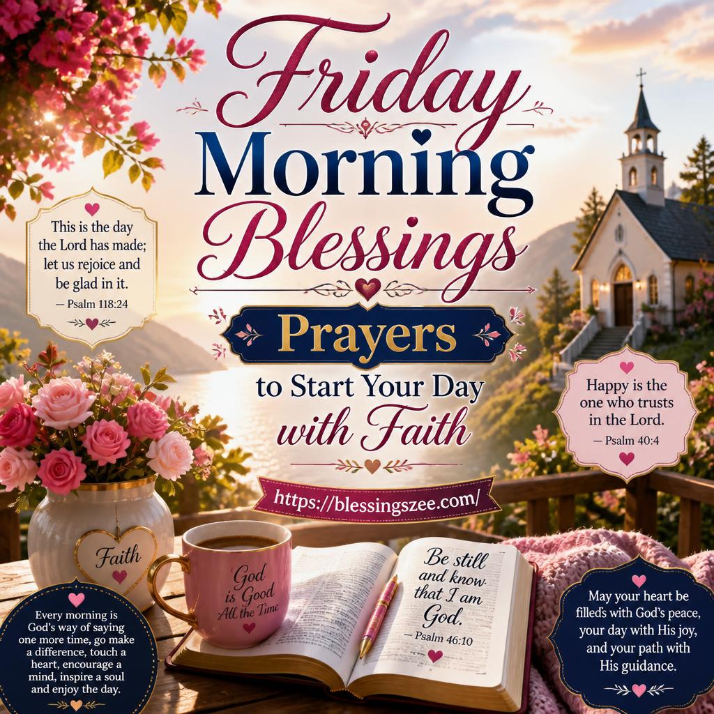Friday Morning Blessings Prayers to Start Your Day with Faith