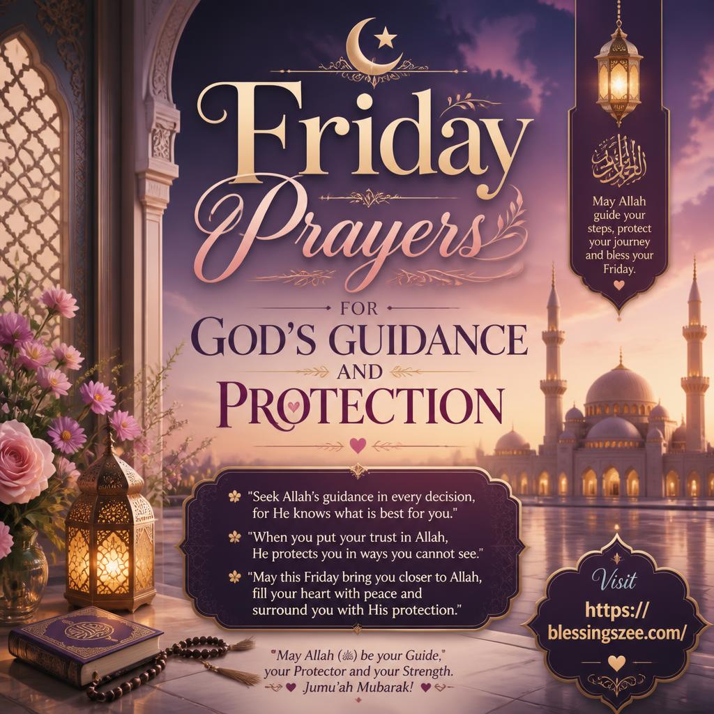 Friday Prayers for God's Guidance and Protection