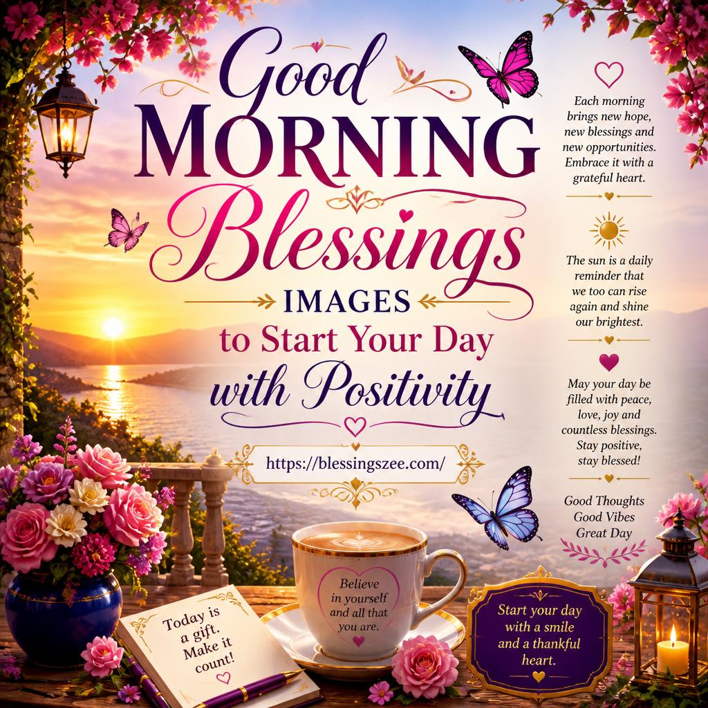 Good Morning Blessings Images to Start Your Day with Positivity