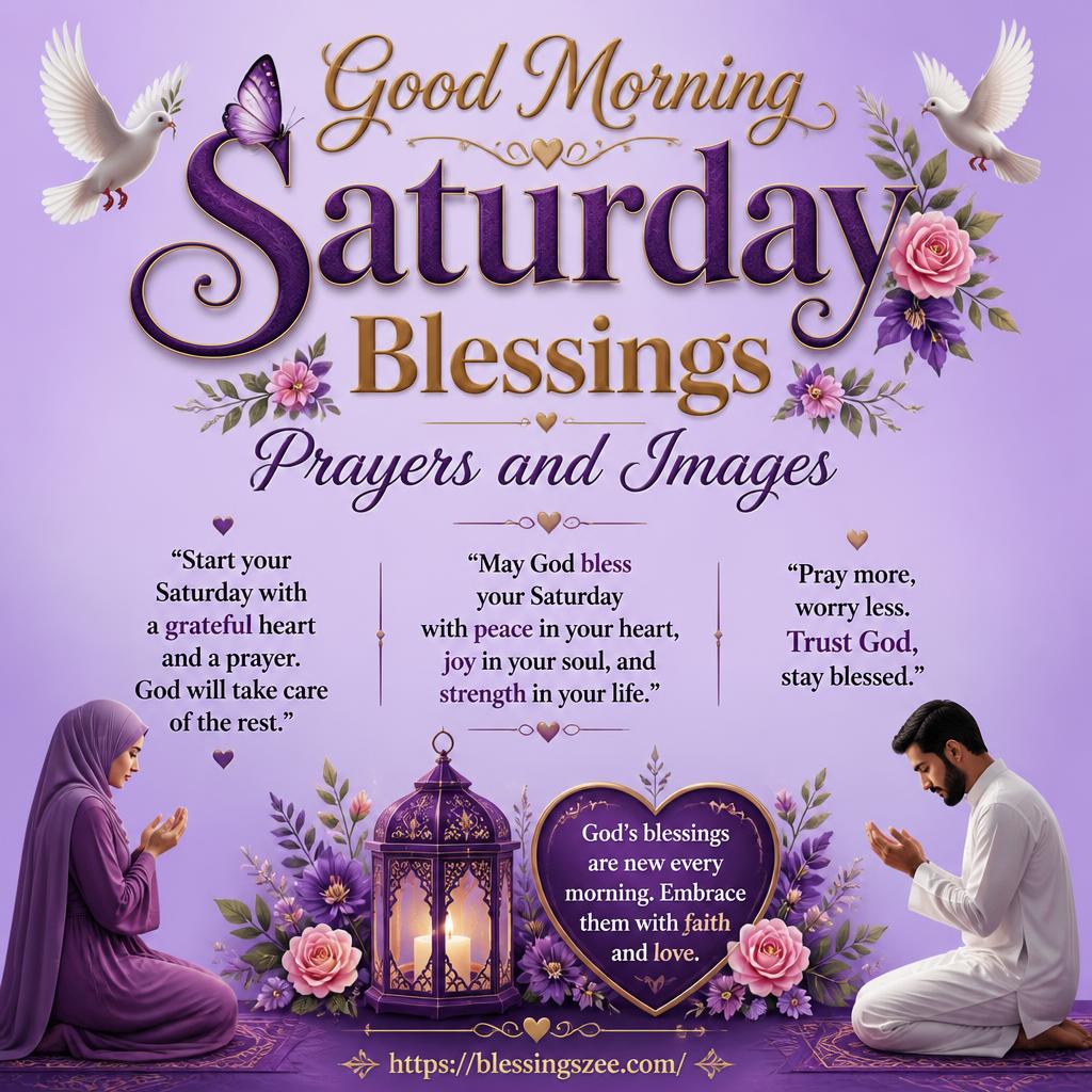 Good Morning Saturday Blessings Prayers and Images