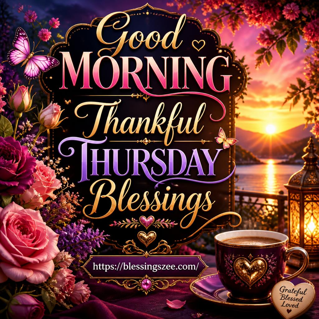 Good Morning Thankful Thursday Blessings