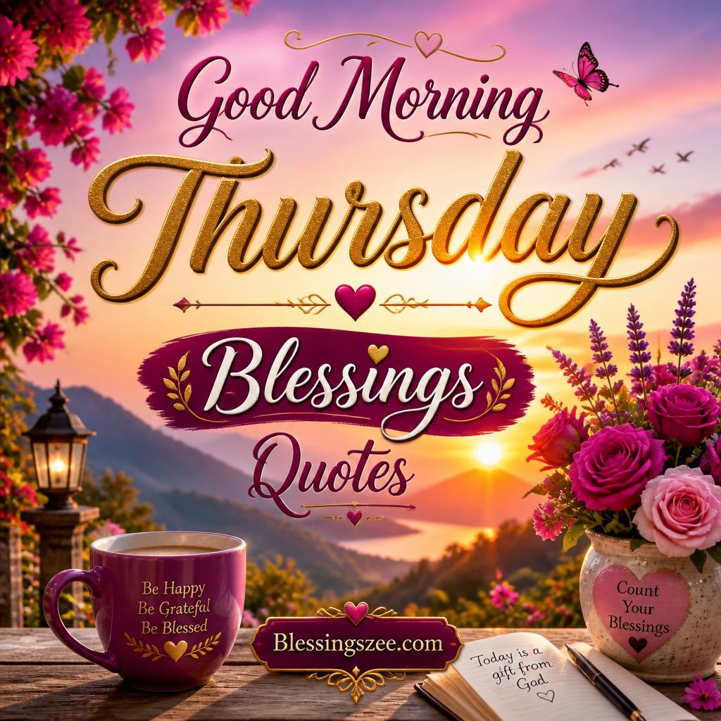 Good Morning Thursday Blessings Quotes