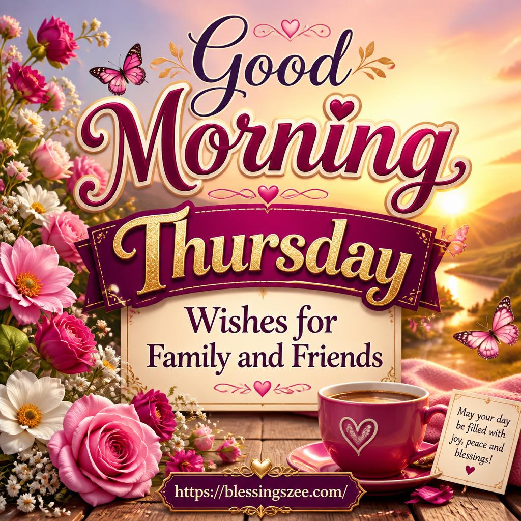 Good Morning Thursday Wishes for Family and Friends