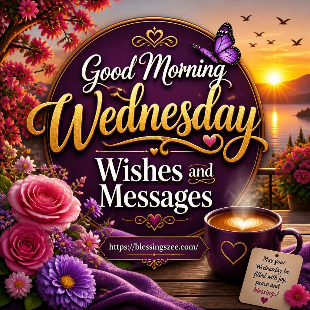Good Morning Wednesday Wishes and Messages