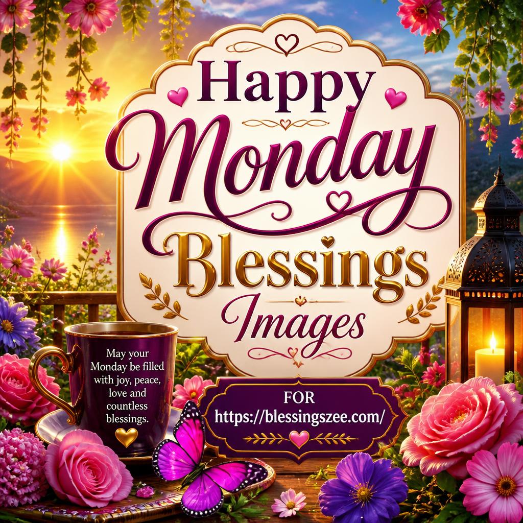 Happy Monday Blessings Images