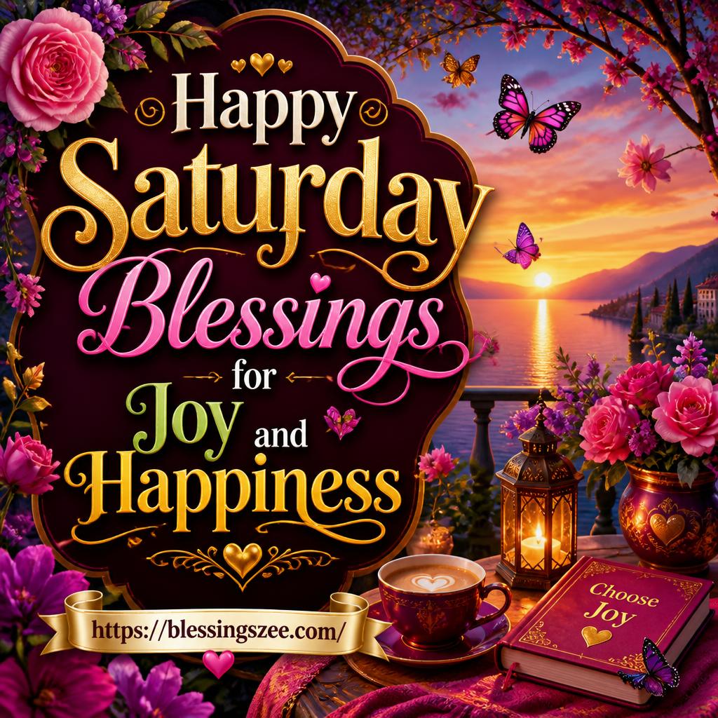 Happy Saturday Blessings for Joy and Happiness