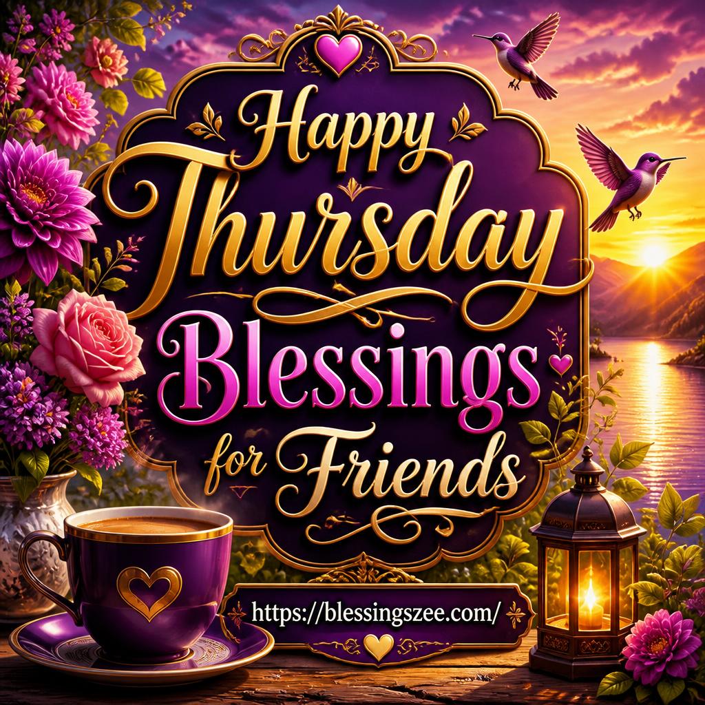 Happy Thursday Blessings for Friends