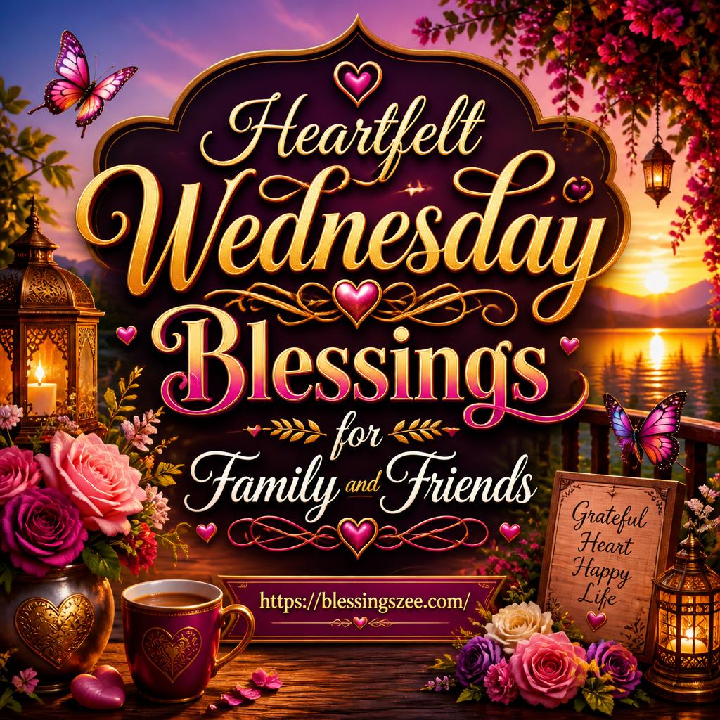 Heartfelt Wednesday Blessings for Family and Friends