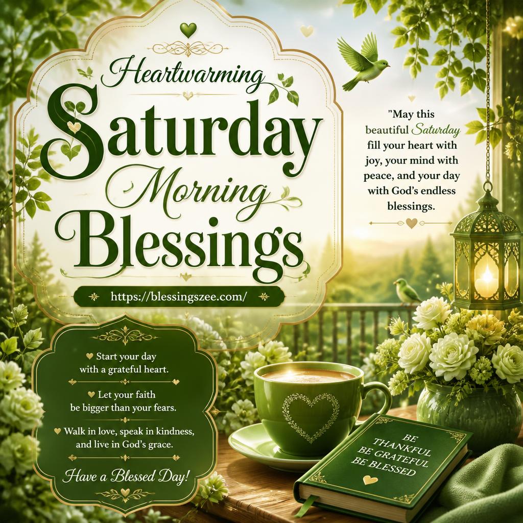 Heartwarming Saturday Morning Blessings