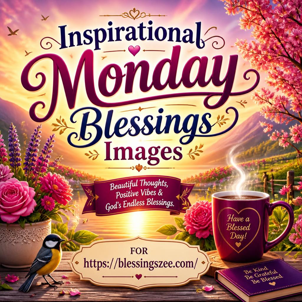 Inspirational Monday Blessings Images