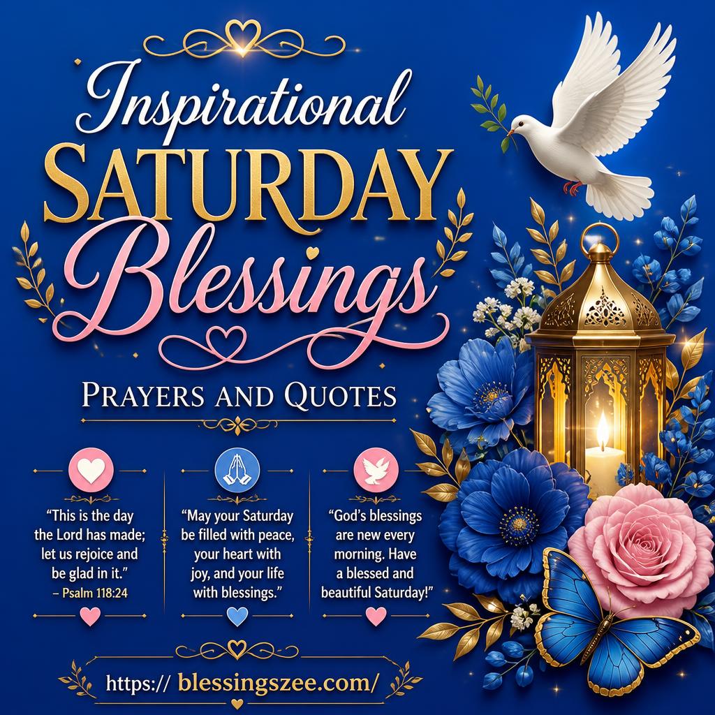 Inspirational Saturday Blessings Prayers and Quotes