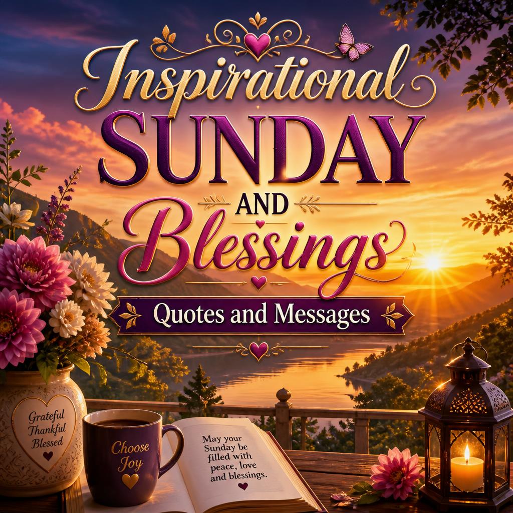 Inspirational Sunday And Blessings Quotes and Messages