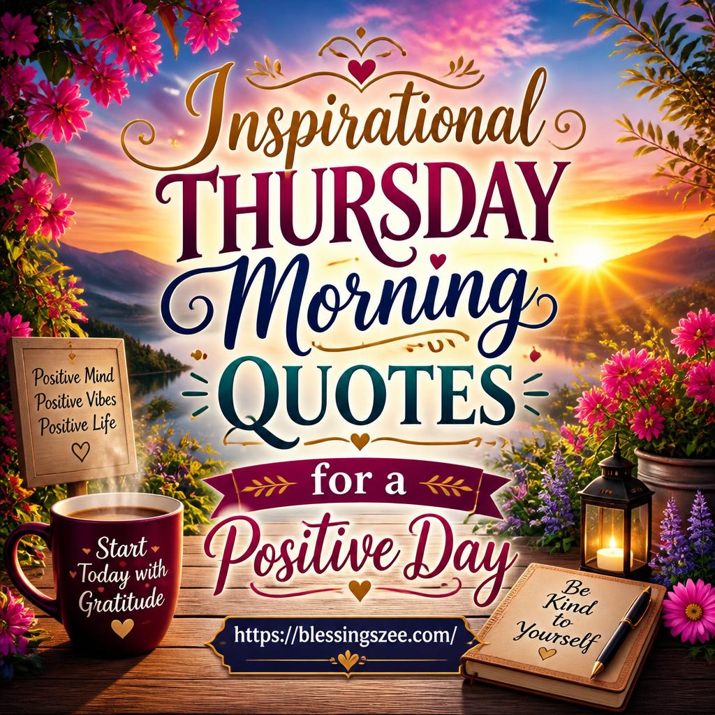 Inspirational Thursday Morning Quotes for a Positive Day