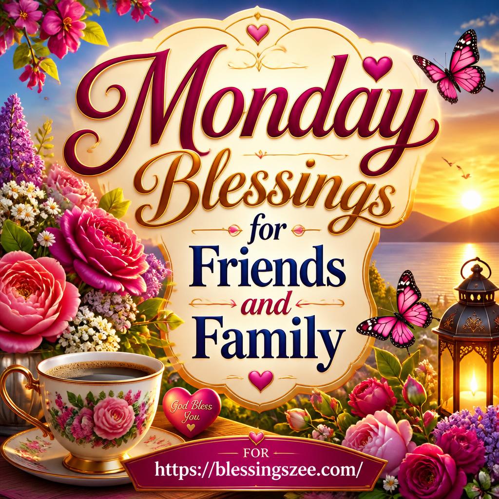 Monday Blessings for Friends and Family