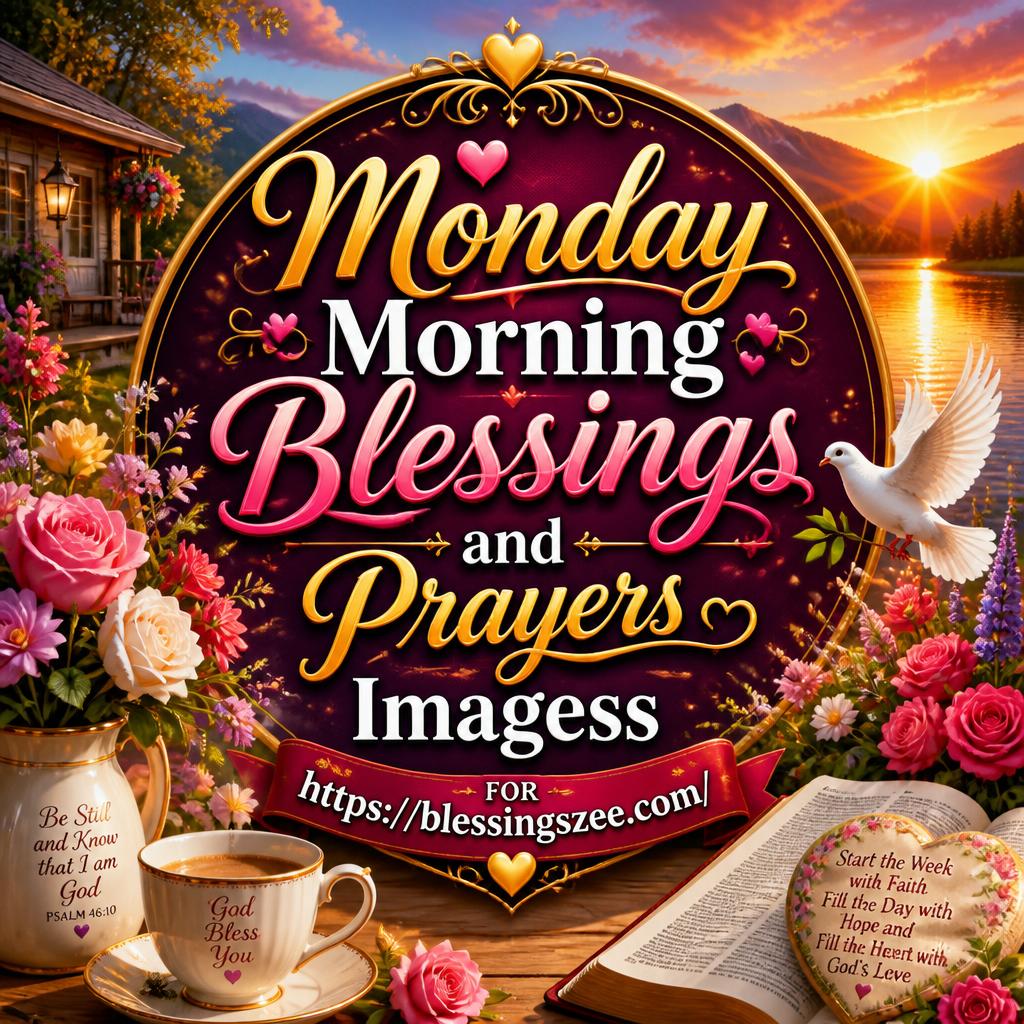 Monday Morning Blessings and Prayers Images