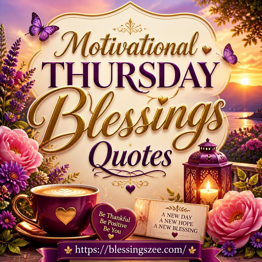Motivational Thursday Blessings Quotes