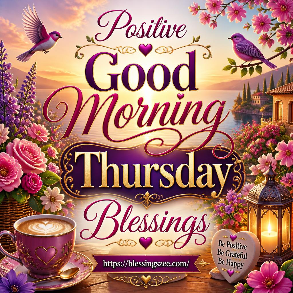 Positive Good Morning Thursday Blessings