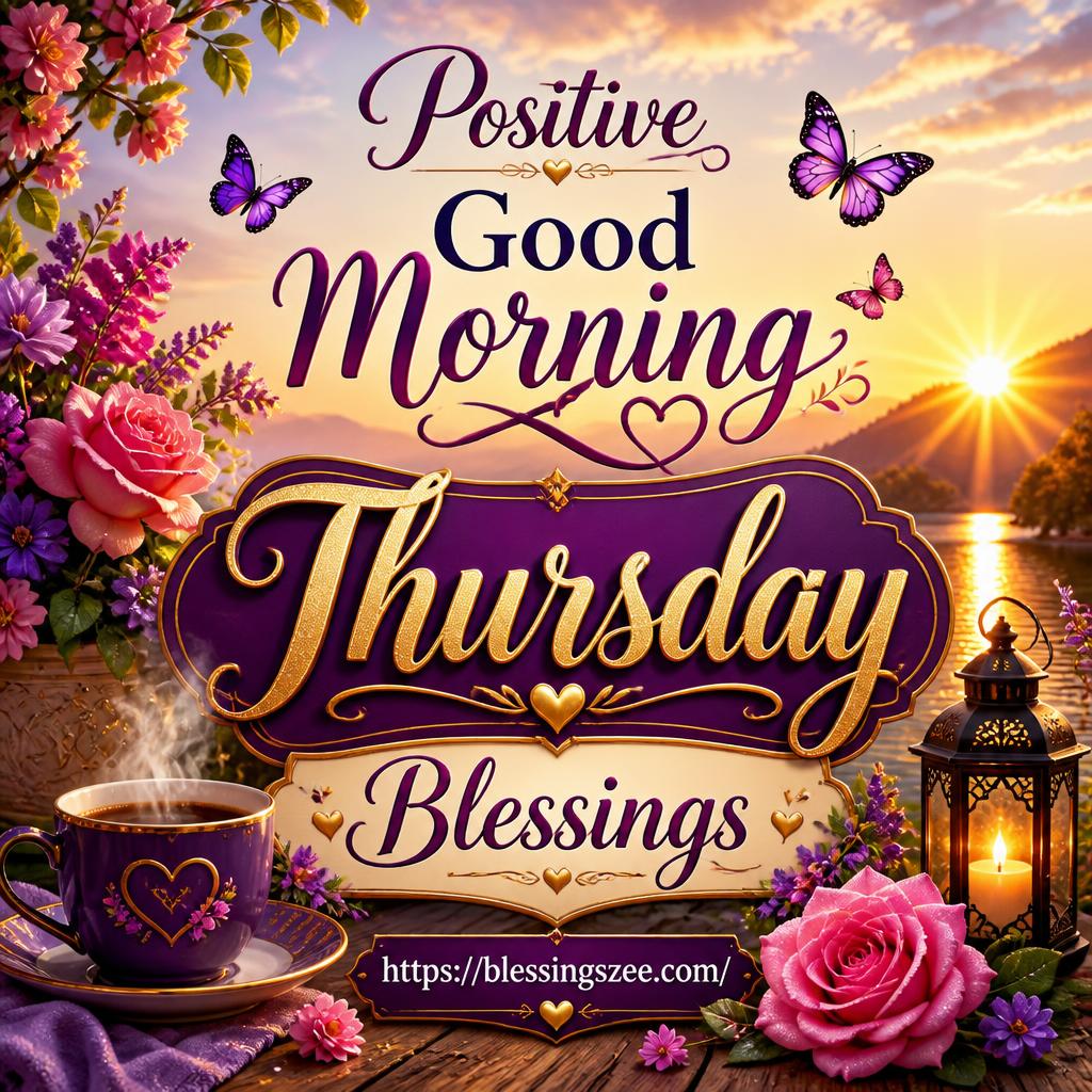 Positive Good Morning Thursday Blessings