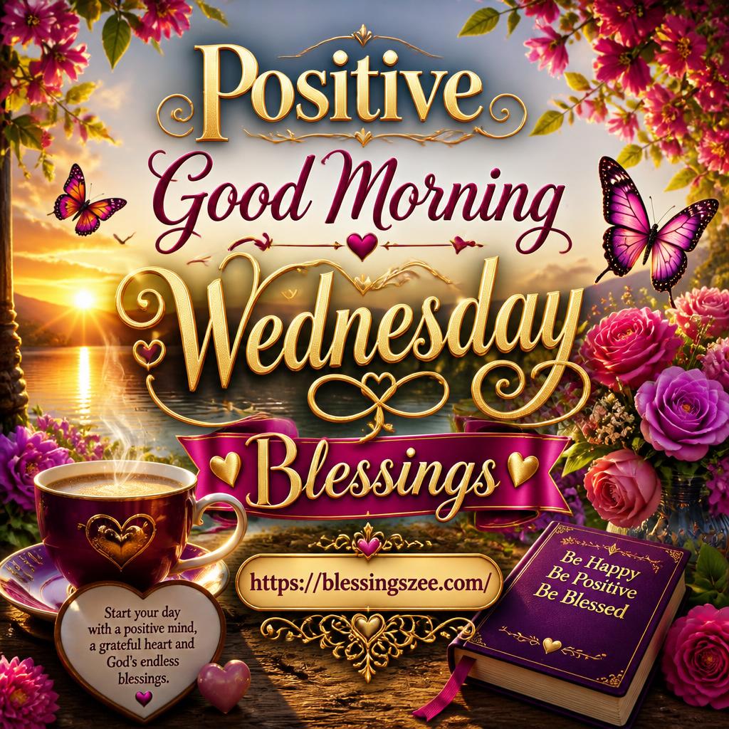 Positive Good Morning Wednesday Blessings
