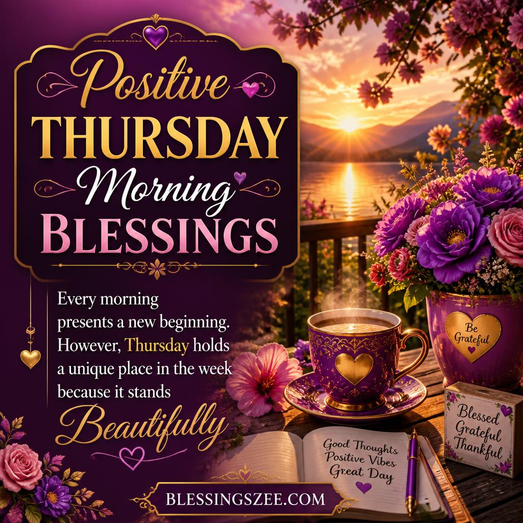 Positive Thursday Morning Blessings
