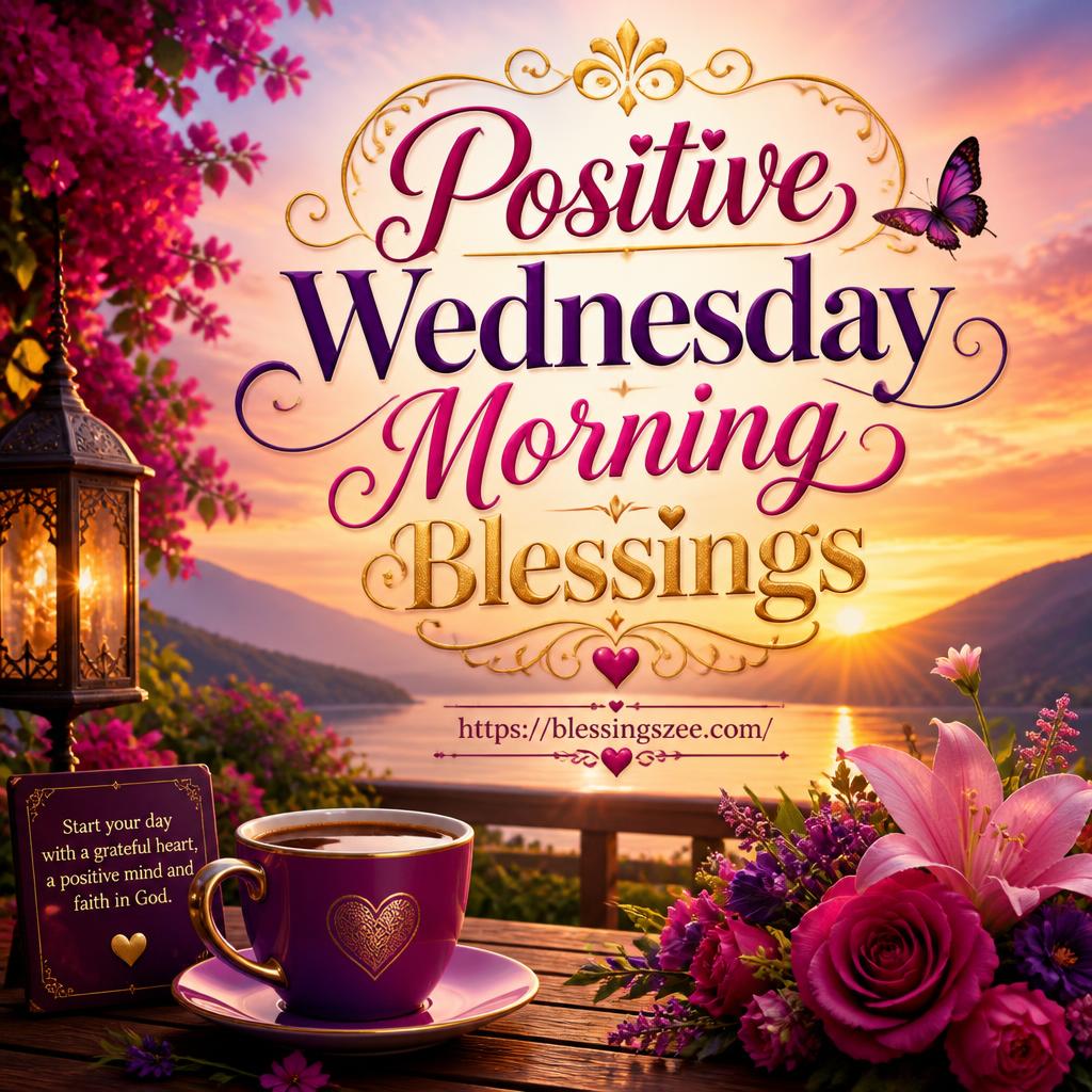 Positive Wednesday Morning Blessings