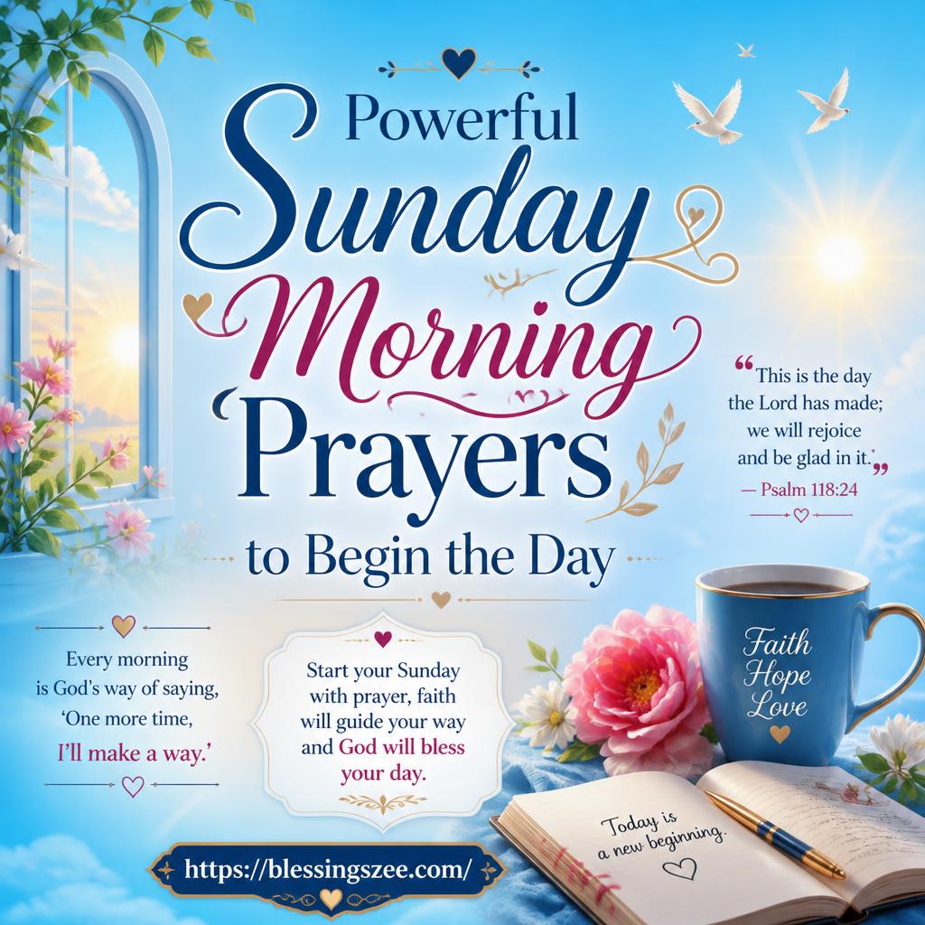 Powerful Sunday Morning Prayers to Begin the Day
