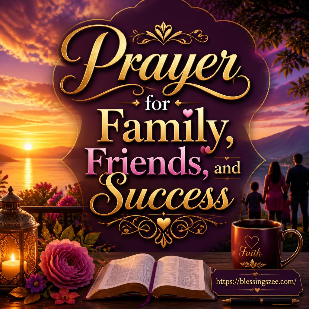Prayer for Family, Friends, and Success