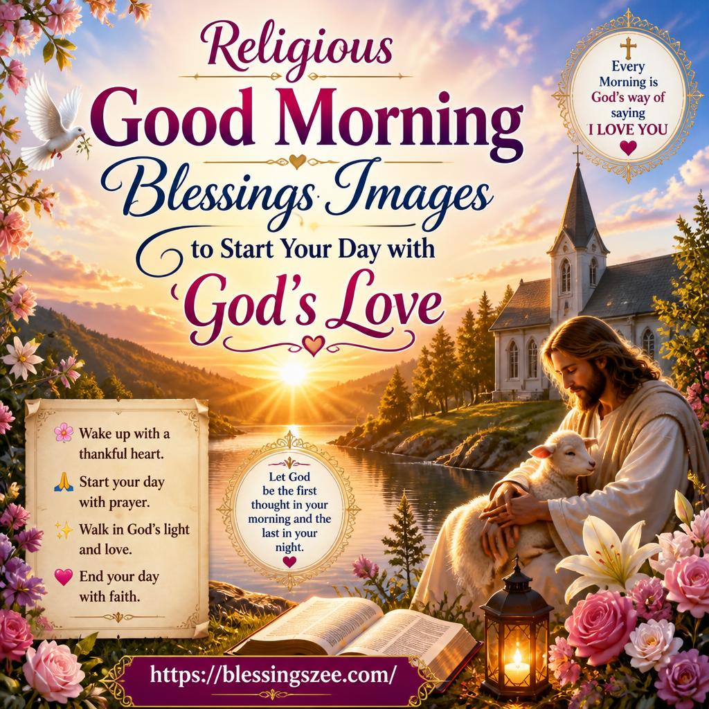 Religious Good Morning Blessings Images to Start Your Day with God’s Love