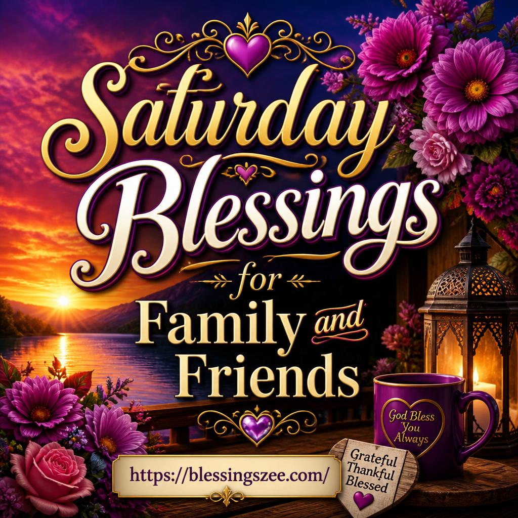 Saturday Blessings for Family and Friends