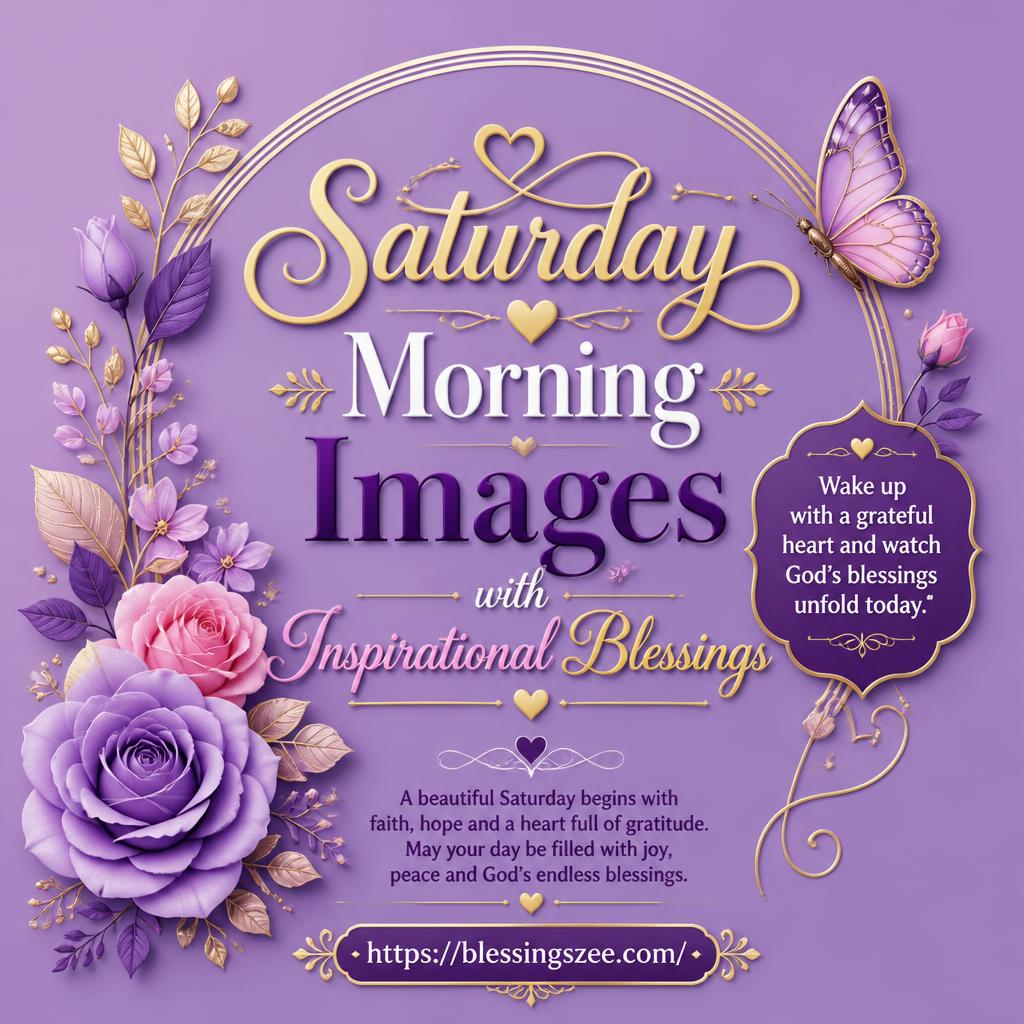 Saturday Morning Images with Inspirational Blessings