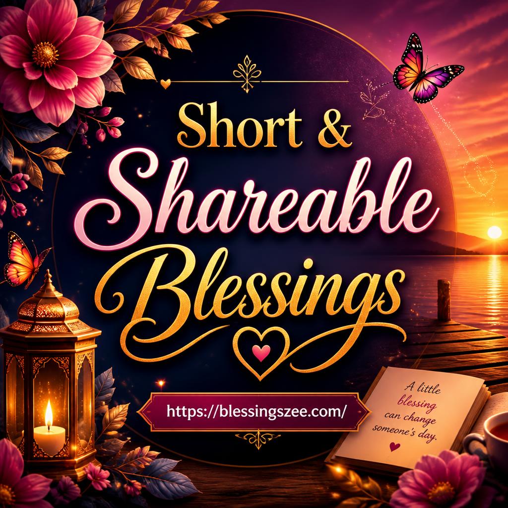Short & Shareable Blessings