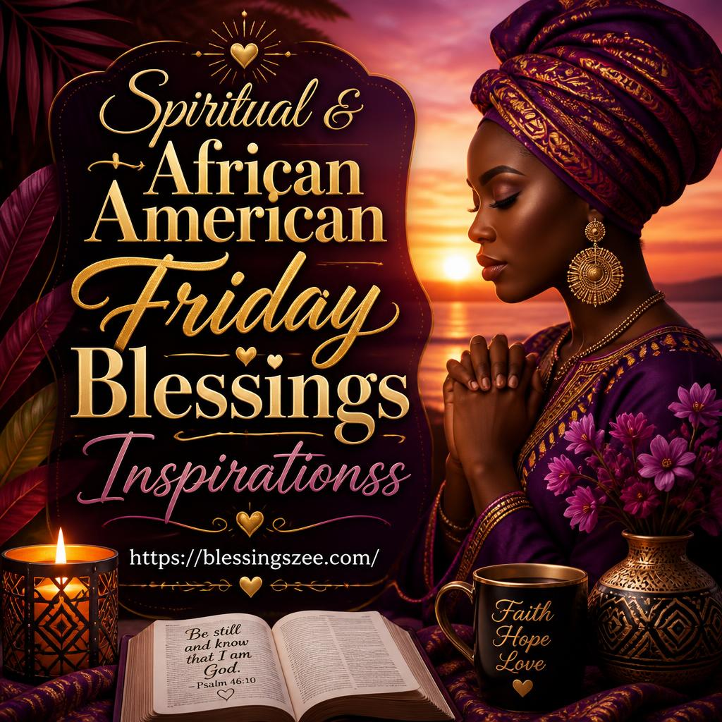 Spiritual & African American Friday Blessings Inspirations