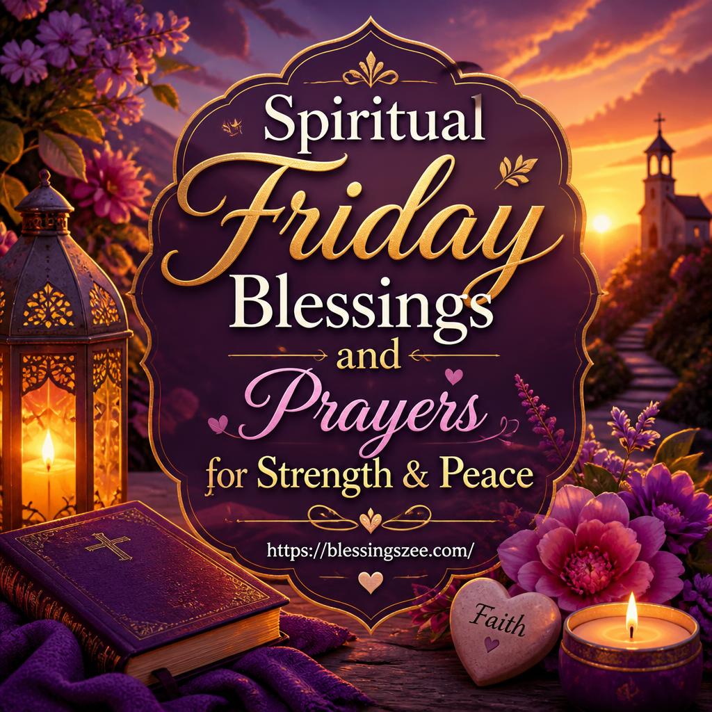 Spiritual Friday Blessings and Prayers for Strength & Peace