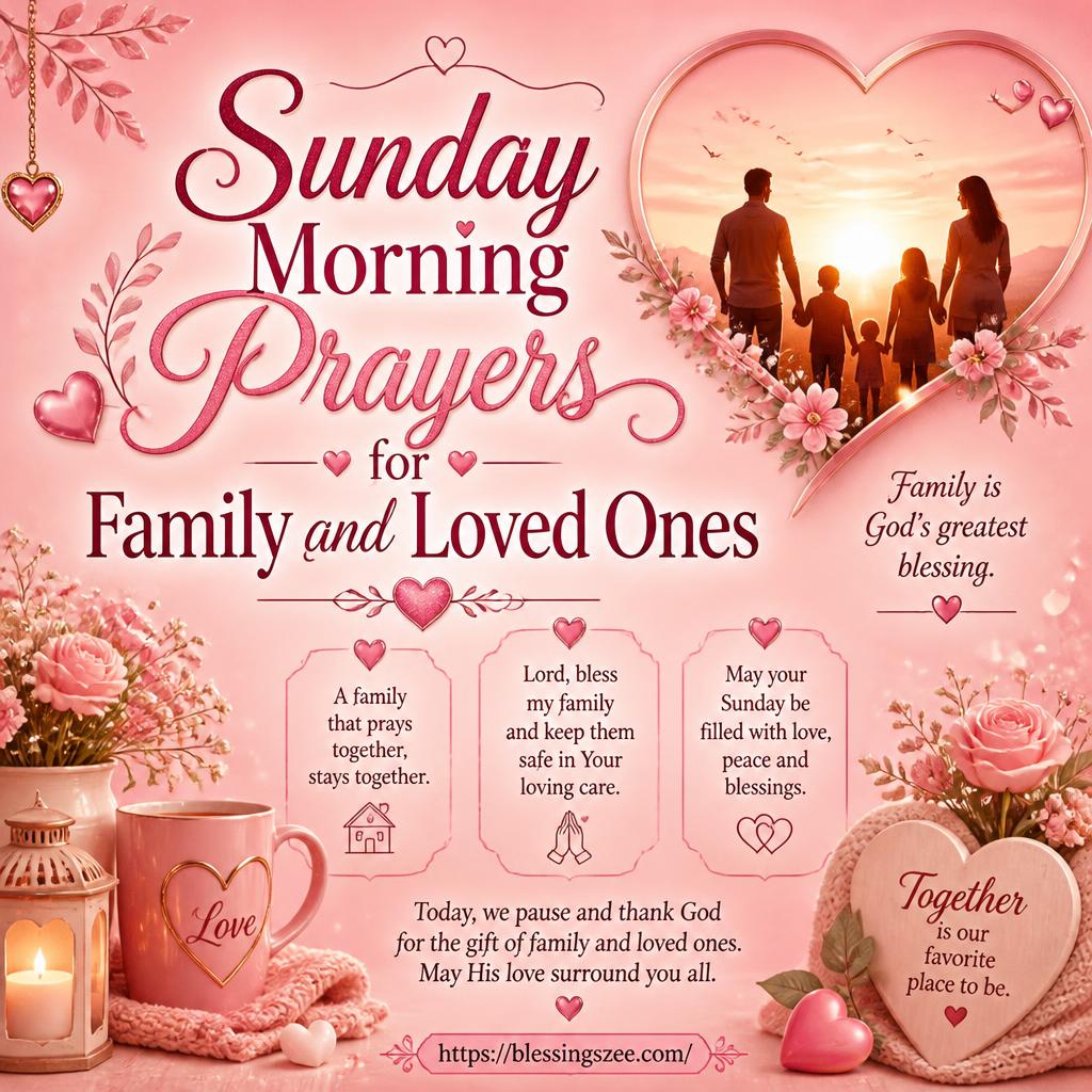 Sunday Morning Prayers for Family and Loved Ones