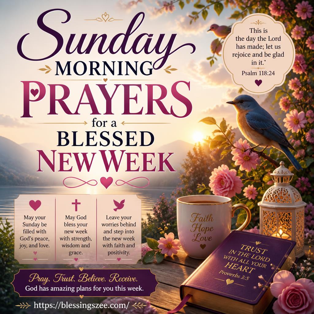 Sunday Morning Prayers for a Blessed New Week