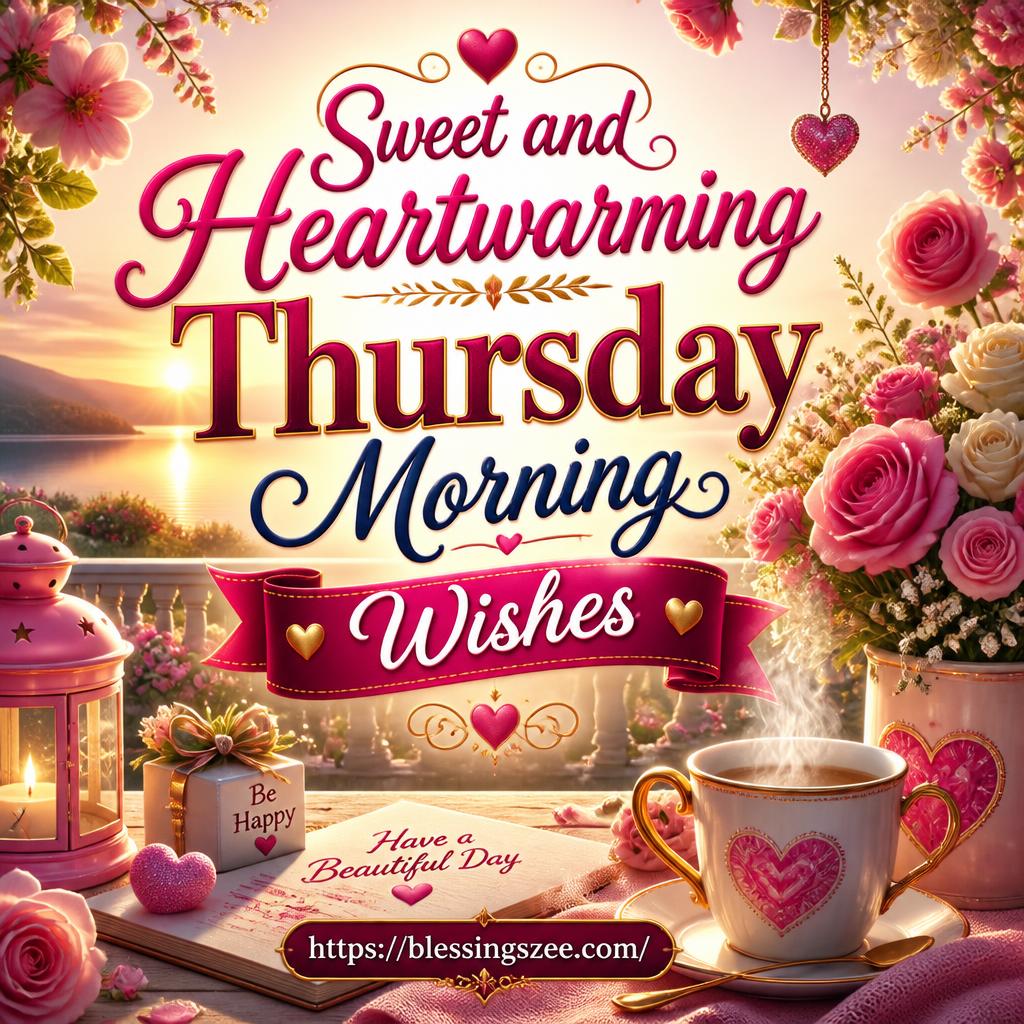 Sweet and Heartwarming Thursday Morning Wishes