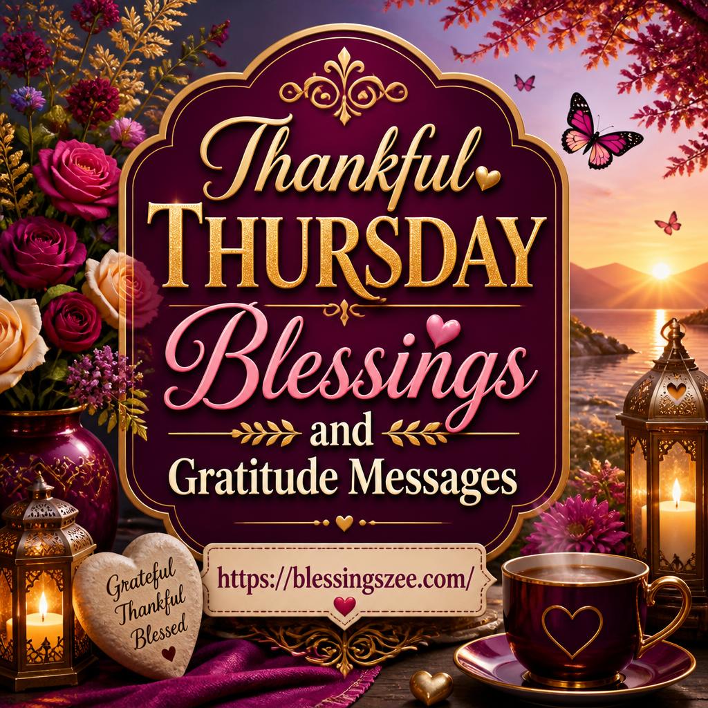 Thankful Thursday Blessings and Gratitude Messages