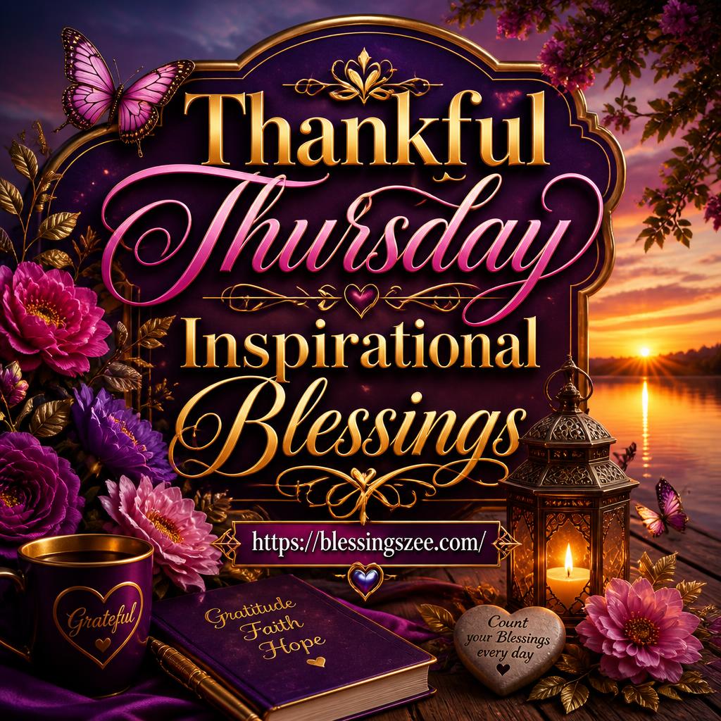 Thankful Thursday Inspirational Blessings