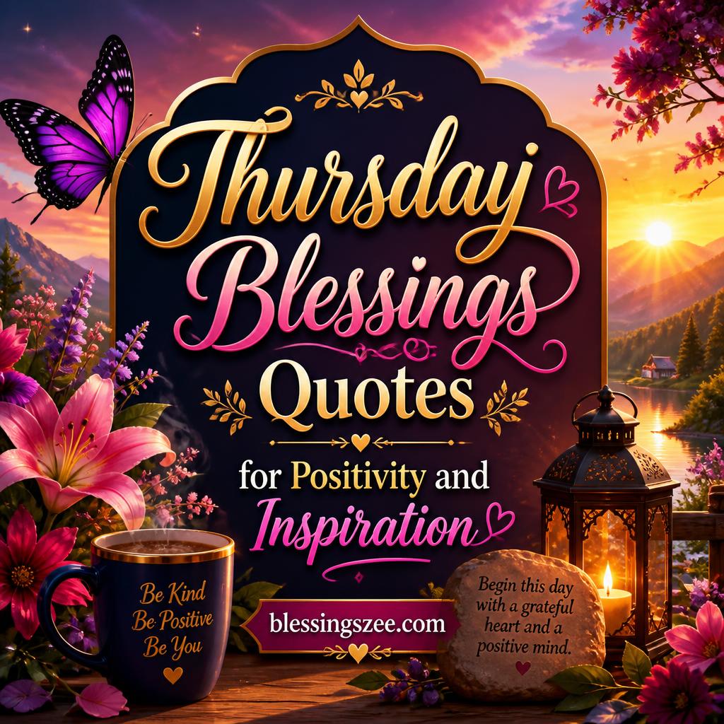 Thursday Blessings Quotes for Positivity and Inspiration
