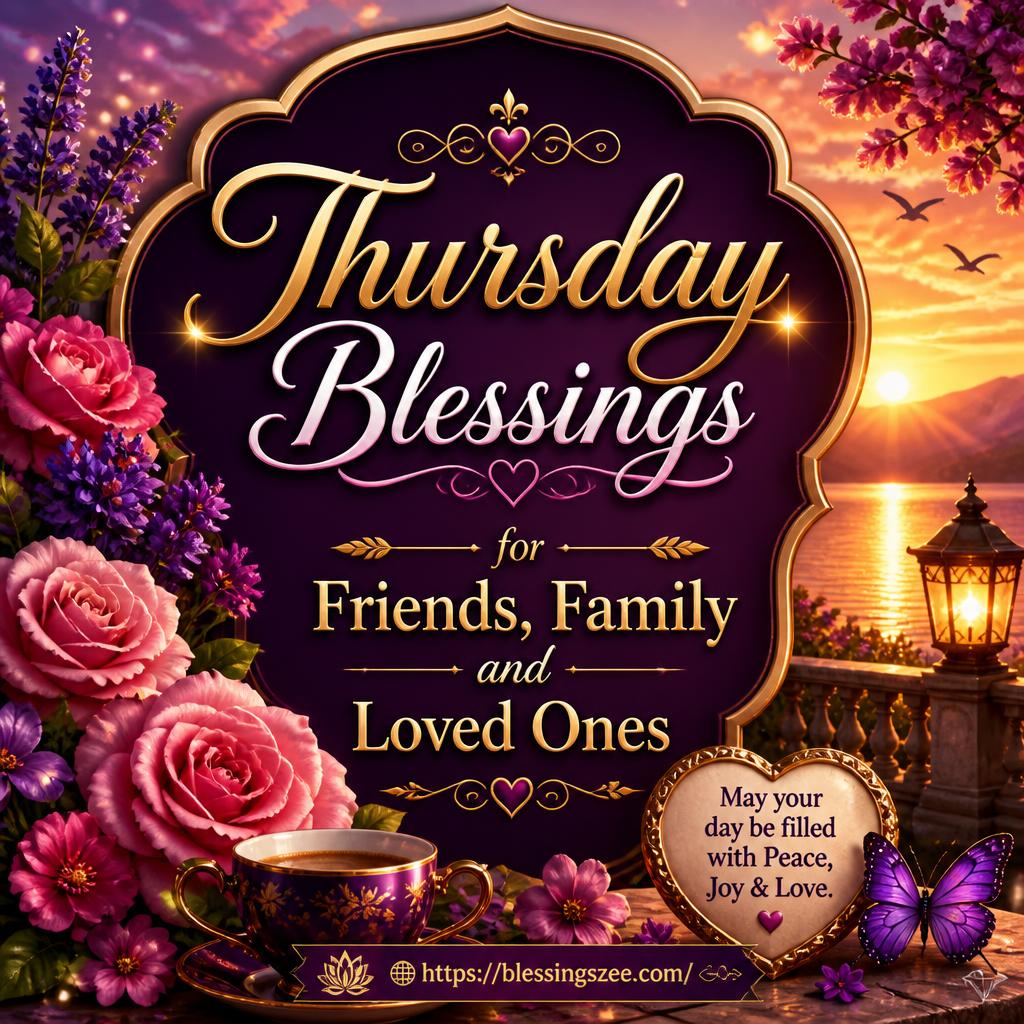 Thursday Blessings for Friends, Family and Loved Ones