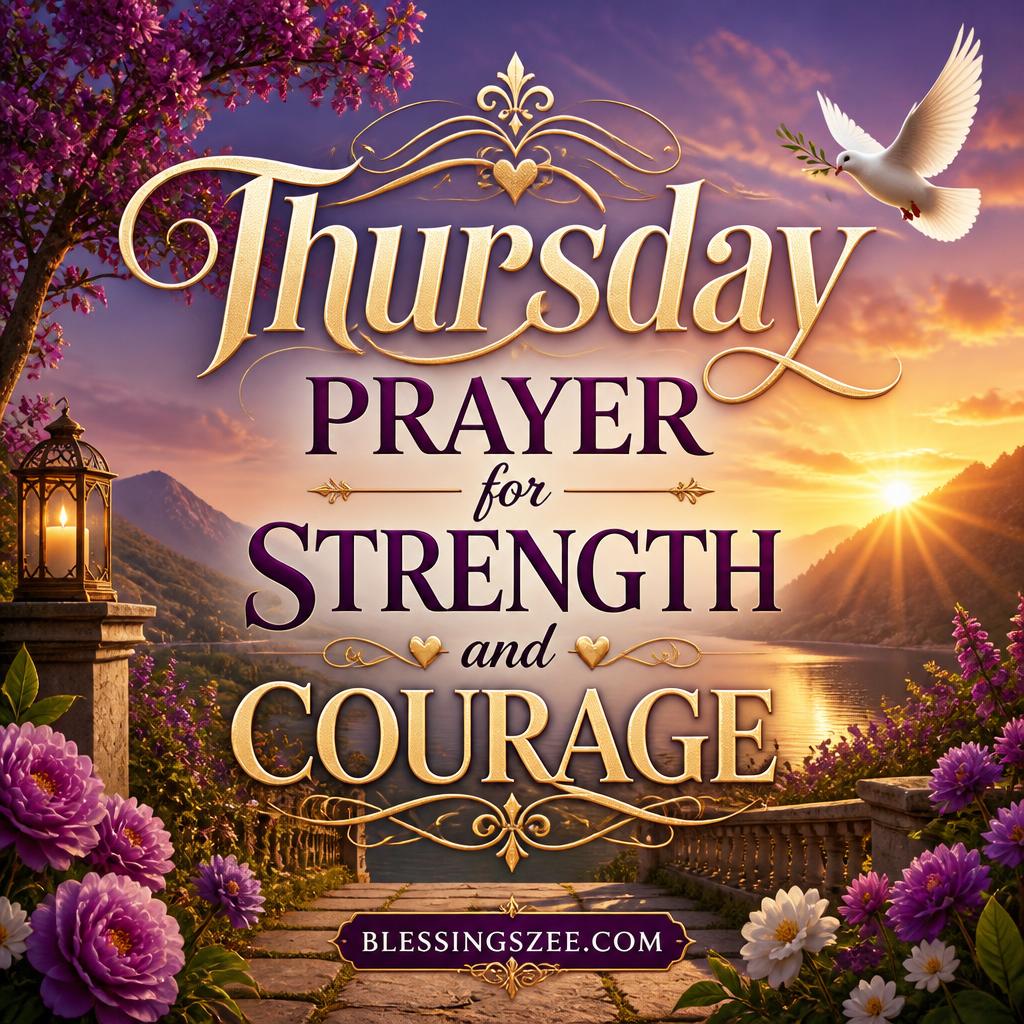 Thursday Prayer for Strength and Courage